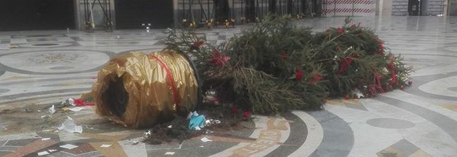 Non c'è pace per l'albero di Natale in Galleria Non c'è pace per l'albero di Natale in Galleria