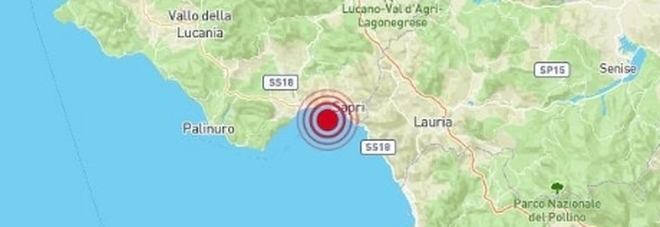 Terremoto nel golfo di Policastro avvertito a Sapri e Maratea Terremoto nel golfo di Policastro avvertito a Sapri e Maratea