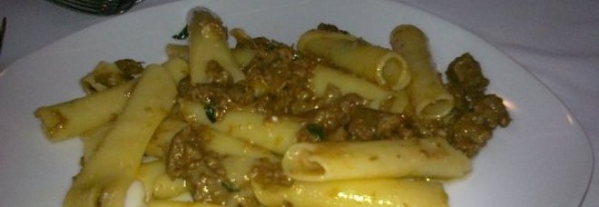 Ziti alla Genovese (foto Luciano Pignataro) Ziti alla Genovese (foto Luciano Pignataro)