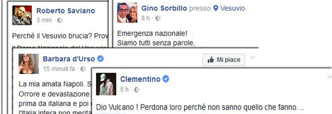 I post di alcuni vip I post di alcuni vip