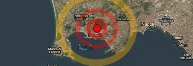 Terremoto, scossa nei Campi Flegrei, Napoli, in piena notte: magnitudo 3.4
