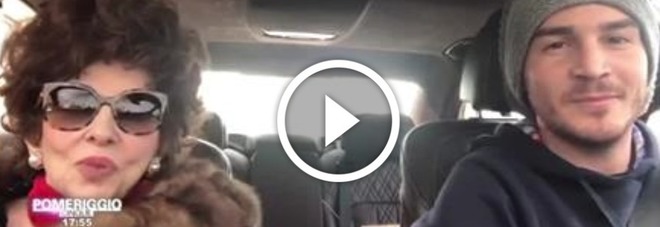 Gina Lollobrigida nel videomessaggio Gina Lollobrigida nel videomessaggio