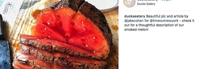 Il prosciutto di anguria conquista New York: «Costa 75 dollari a porzione». Ecco com'è fatto