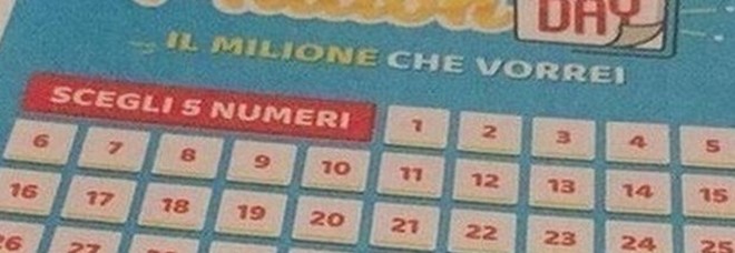 Million Day, i numeri vincenti di giovedì 13 febbraio 2020