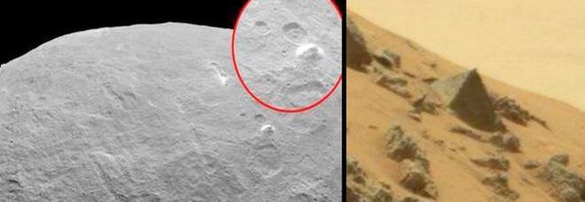 Le piramidi scoperte sull'asteroide Cerere e su Marte Le piramidi scoperte sull'asteroide Cerere e su Marte