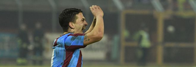 Russo esulta per il gol (foto Riccardo Fabi/Meloccaro) Russo esulta per il gol (foto Riccardo Fabi/Meloccaro)