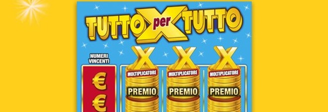 Gratta e Vinci, vinti 500mila euro a Firenze con un biglietto 'Tutto per Tutto'