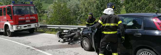 Impatto tra auto e moto
Centauro ricoverato in gravi
condizioni a Torrette