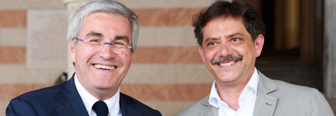 Pietro Fontanini (a sinistra) e Vincenzo Martines