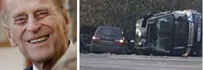 Il principe Filippo si ribalta con l'auto: potrebbe essere perseguito per l'incidente Il principe Filippo si ribalta con l'auto: potrebbe essere perseguito per l'incidente