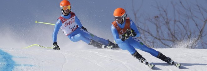 Paralimpiadi: argento per Bertagnolli e Casal in SuperG