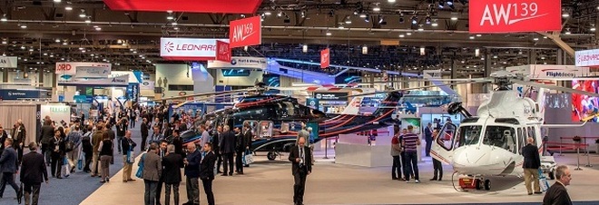 La fiera Heli-Expo a Las Vegas, negli Stati Uniti La fiera Heli-Expo a Las Vegas, negli Stati Uniti