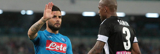 Napoli-Udinese, Insigne è super
ma Hamsik e Rui sono evanescenti