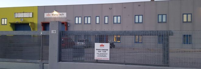 La sede della Manutech a Coseano La sede della Manutech a Coseano