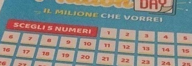 Million Day, i numeri vincenti di mercoledì 8 gennaio 2020