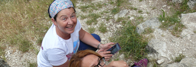 Tumore al seno, l'arrampicata di 4 malate in Abruzzo per ritrovare fiducia