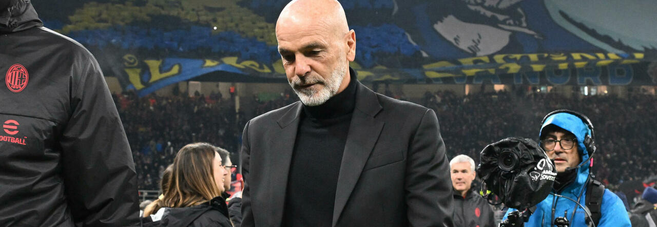 L'allenatore del Milan, Stefano Pioli