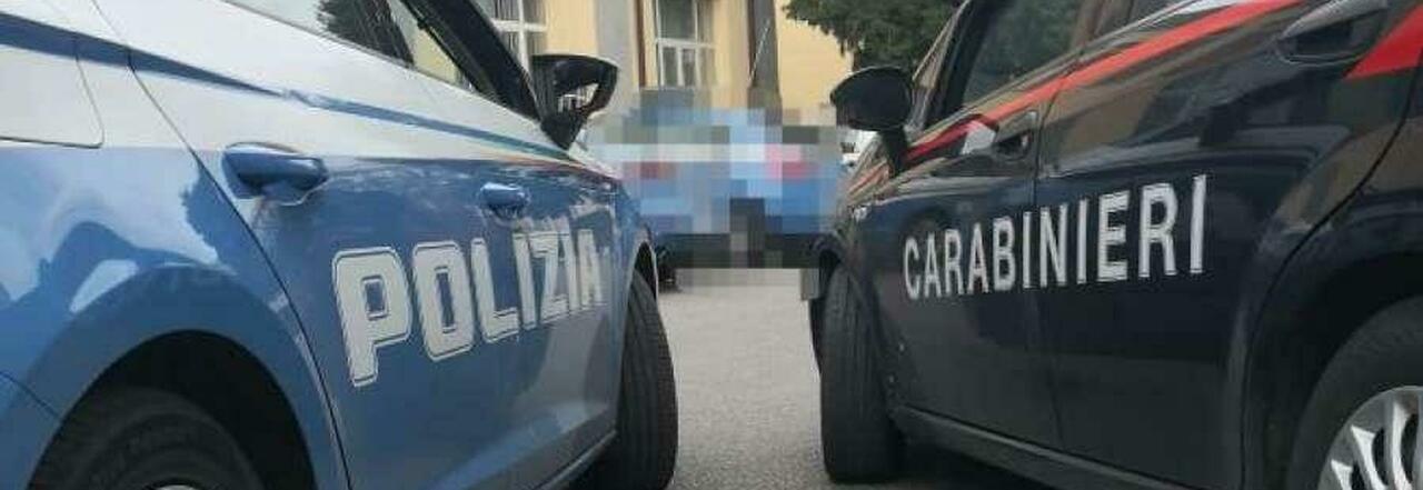 I mezzi di polizia e carabinieri