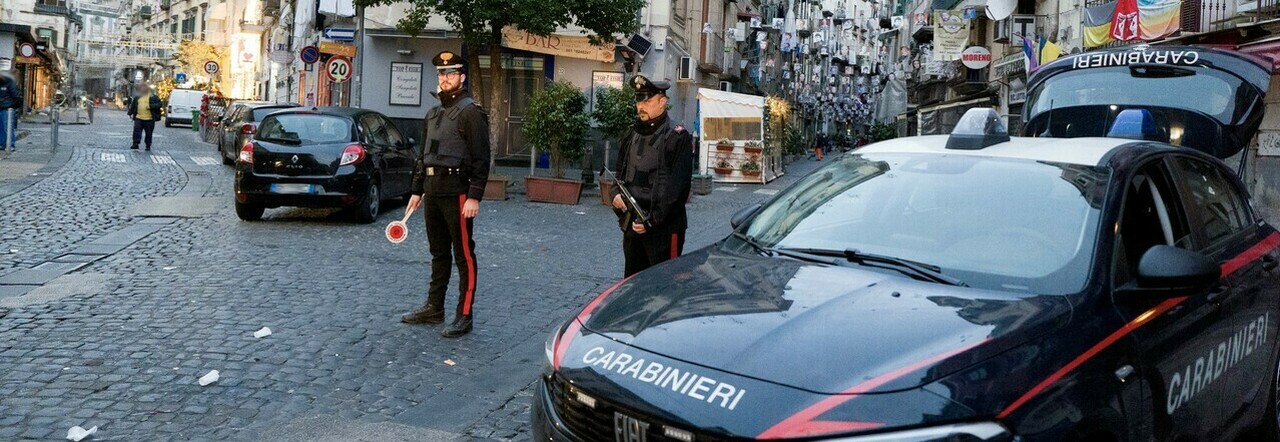 I carabinieri al rione Stella