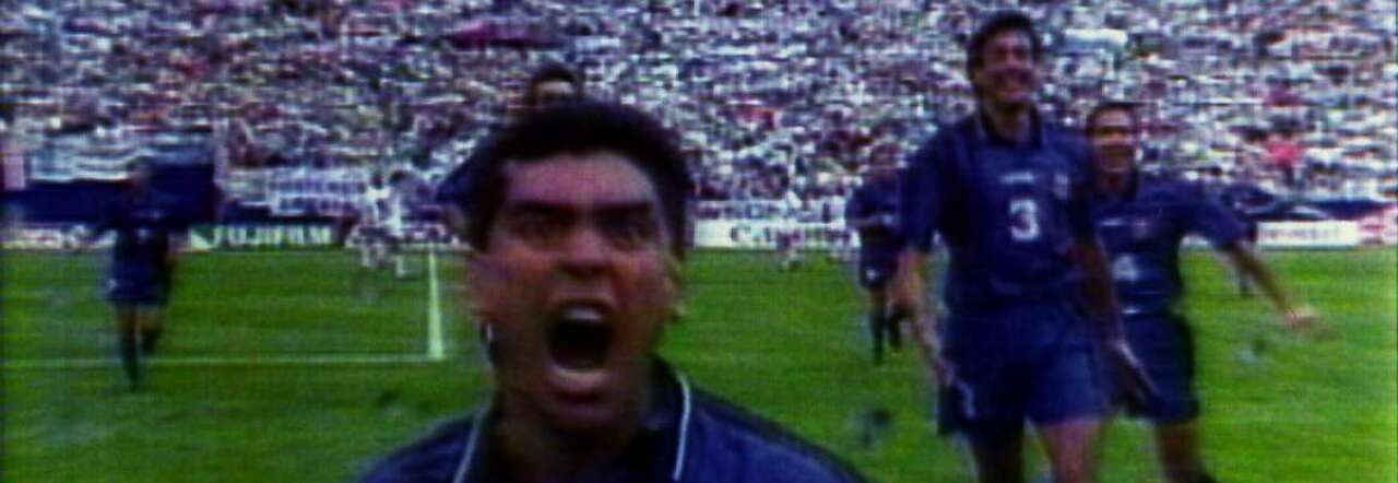 L'esultanza di Maradona al Mondiale negli Stati Uniti del 1994