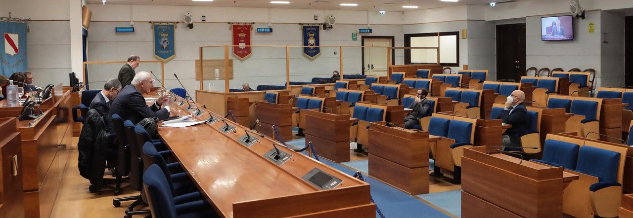 L'aula del Consiglio regionale della Campania