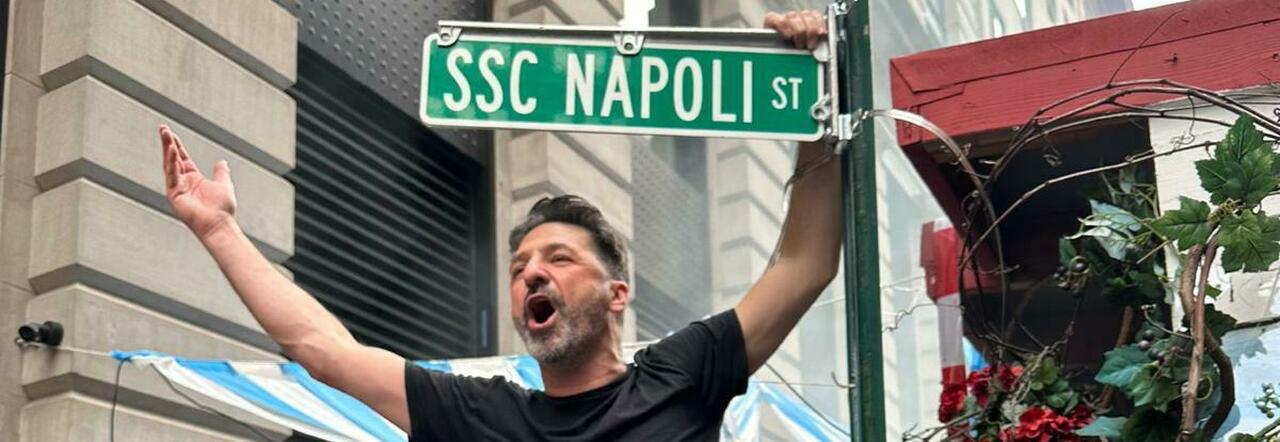 A New York spunta il segnale della Ssc Napoli Street