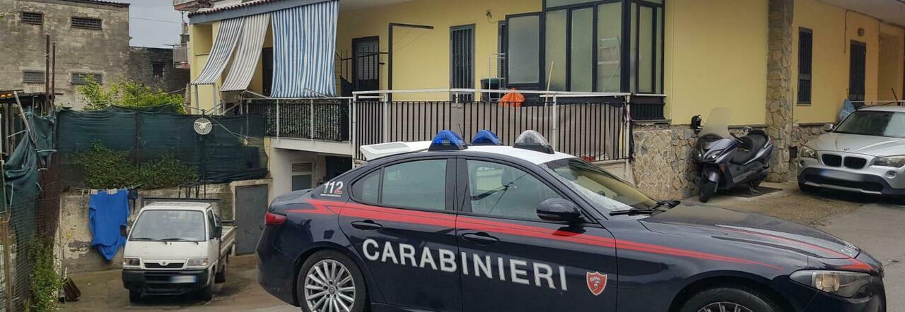 Il luogo dell'intervento dei carabinieri