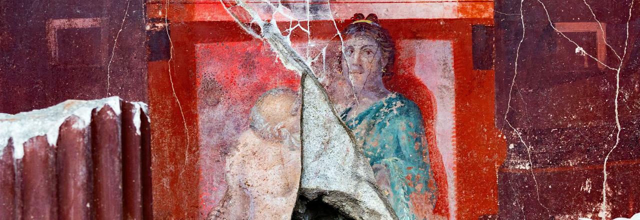 L'affresco nella casa di Tiaso
