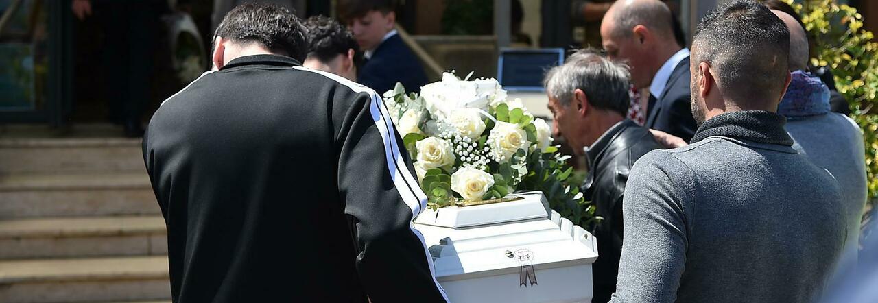 I funerali di Francesco Pio D'Amaro