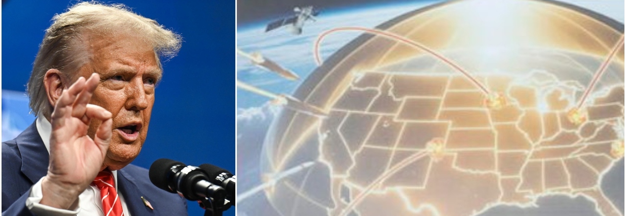 Golden Dome Shield, Trump lancia lo scudo spaziale. «Abbatte il 97 per cento dei missili». E rassicura Zelensky