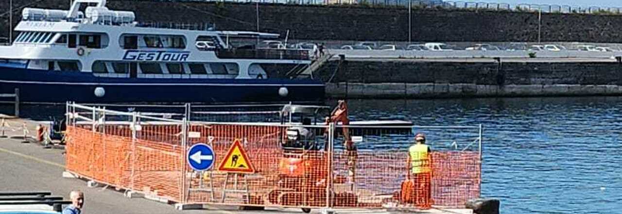 Pozzuoli, al via l'istallazione di un pontone anti bradisismo