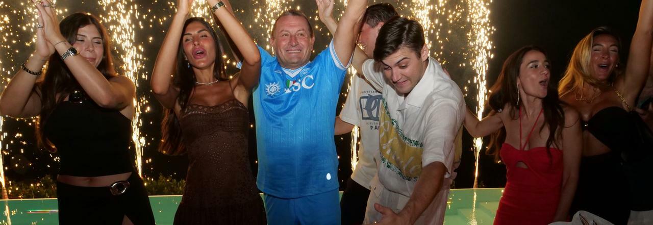 La feste di compleanno dell'imprenditore Raffaele Carlino