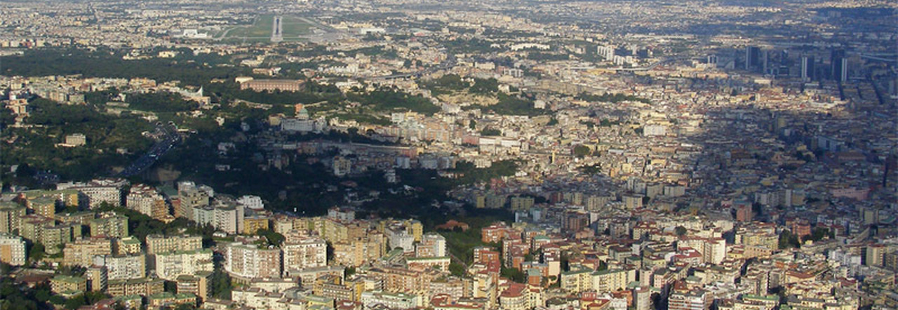 Una veduta di Caserta