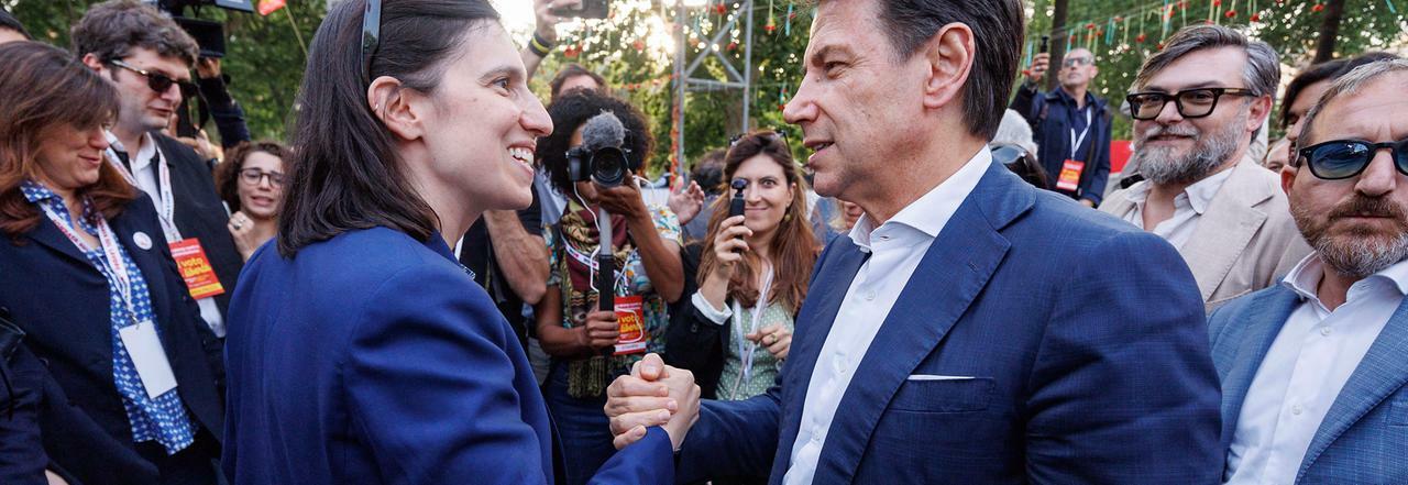 Elly Schlein e Giuseppe Conte
