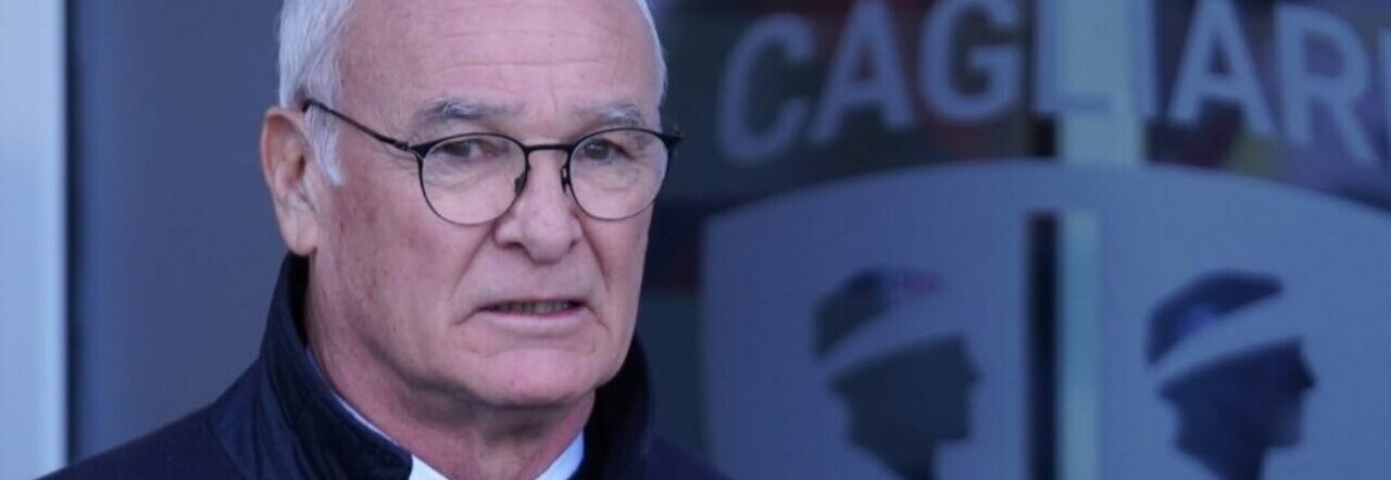 Claudio Ranieri, 72 anni, allenatore del Cagliari