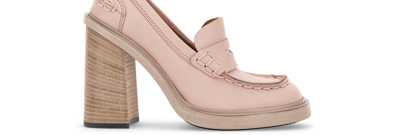 Mocassino con tacco alto tod's store