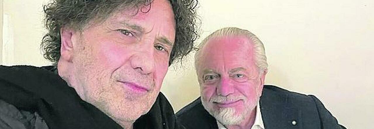 Aurelio De Laurentiis con Enzo Avitabile