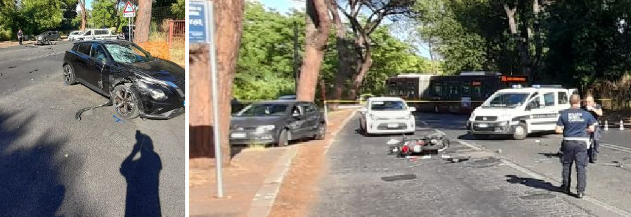 Incidente sulla Cassia, morto ragazzo di 20 anni: Alessio si schianta con lo scooter contro un'auto