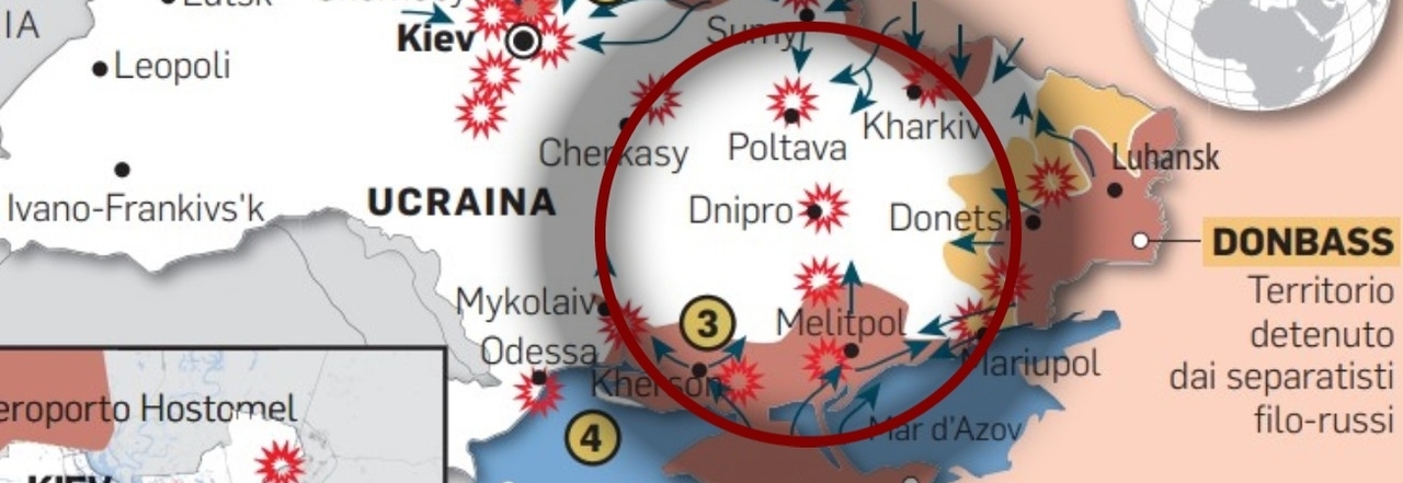 Putin, la nuova strategia su Dnipro che mira a isolare le forze ucraine a Est (per poi prendere Kiev)