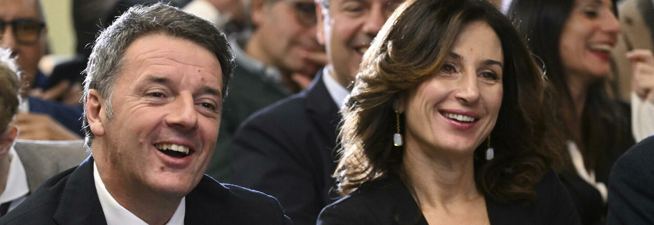 Matteo Renzi con la moglie Agnese Landini