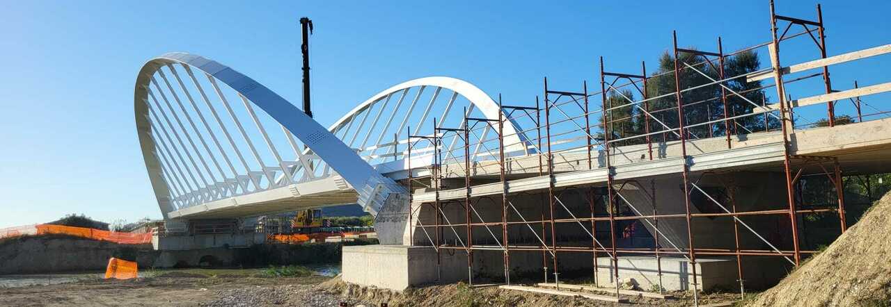 Fermo ponte ciclopedonale e rotatoria a San Marco i cantieri