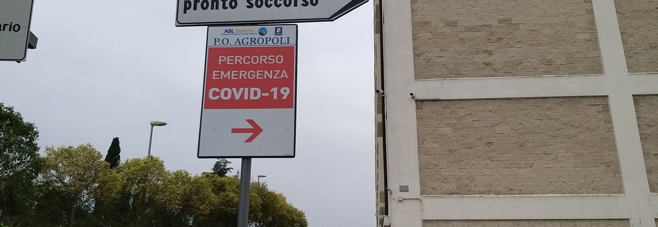 I percorsi Covid dell'ospedale di Agropoli