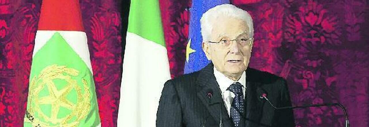 Il presidente Sergio Mattarella a Napoli