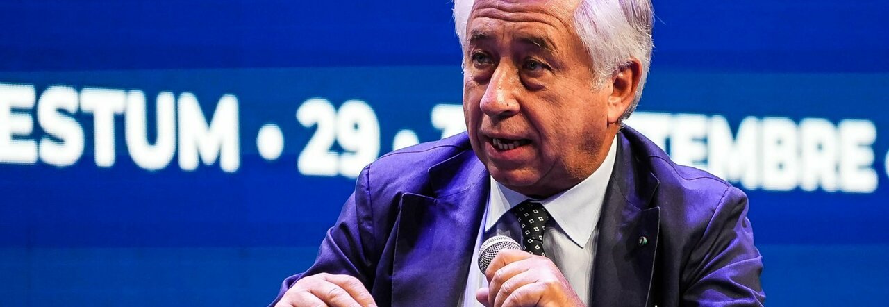 Antonio D'Amato alla convention di Forza Italia