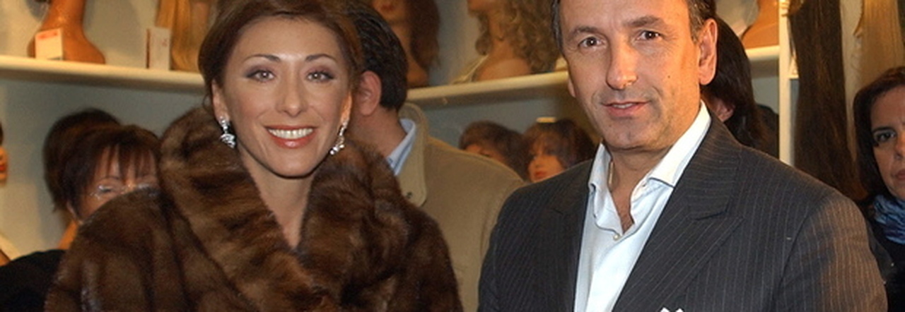 L'imprenditore Enrico Monti, amministratore delegato di villa Condulmer con la moglie Sabrina Salerno