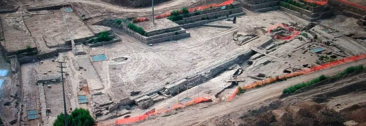 Il cantiere della via Appia