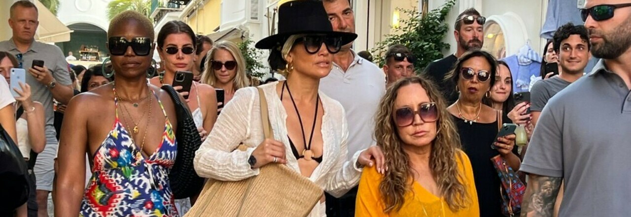 Jennifer Lopez a Capri