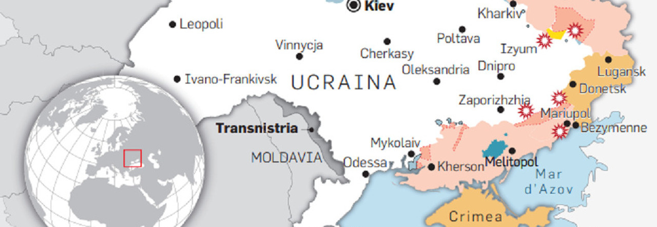 Usa-Russia, mappe segrete sui nuovi confini ucraini: Crimea e tutto il Donbass passerebbero a Mosca