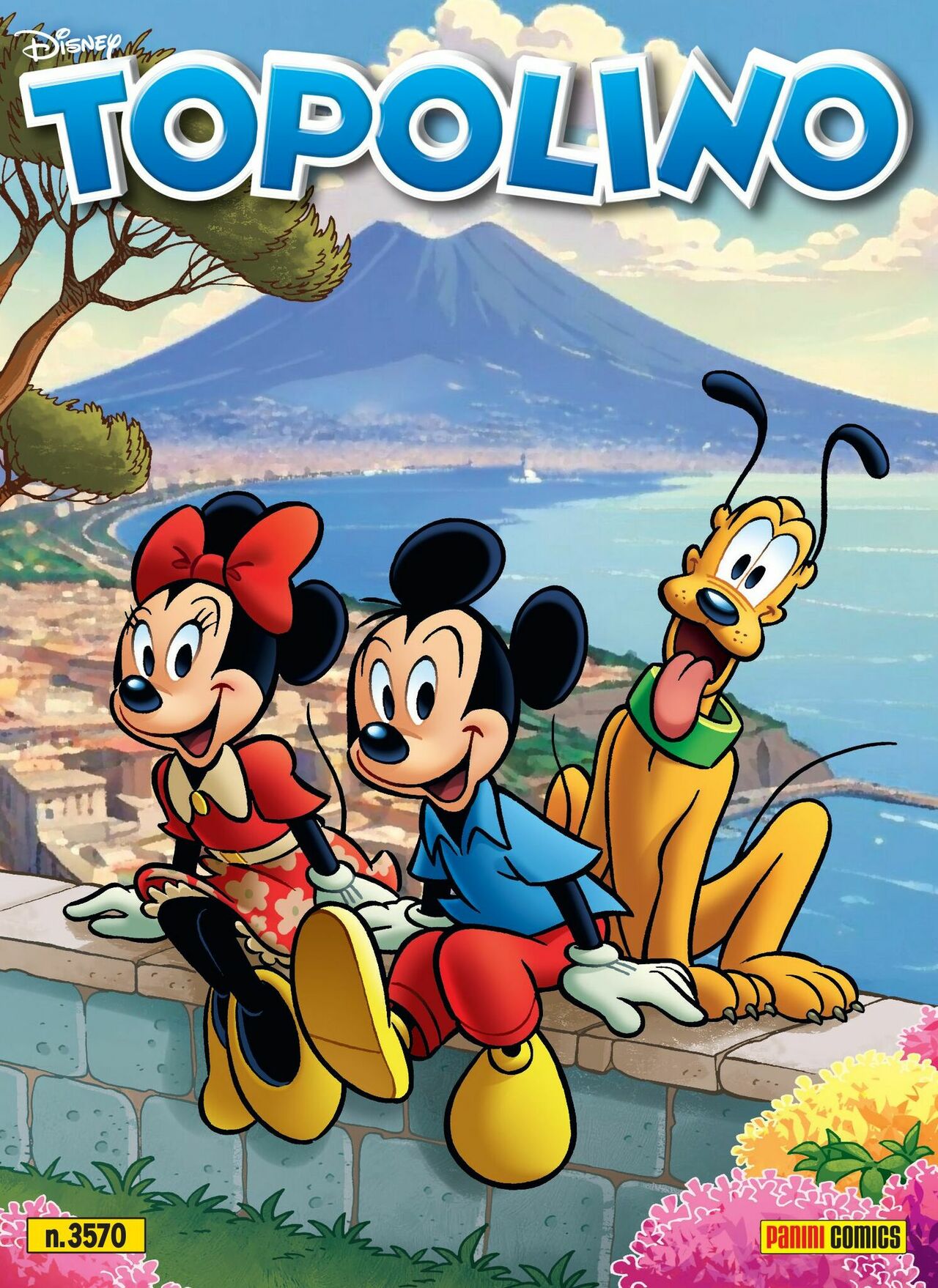 Una cover di Topolino dedicata a Napoli