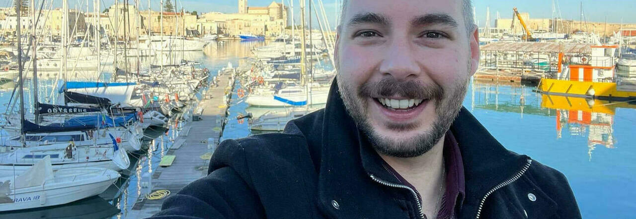 La frase l'aveva imparata nel corso dell'azienda pubblica dei bus lagunari